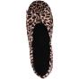 Chaussons FEMME Velours - grand noeud girafe