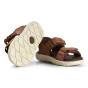 Nubble Sandals Leather in Cappuccino