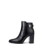 What For boots croco boucle noir